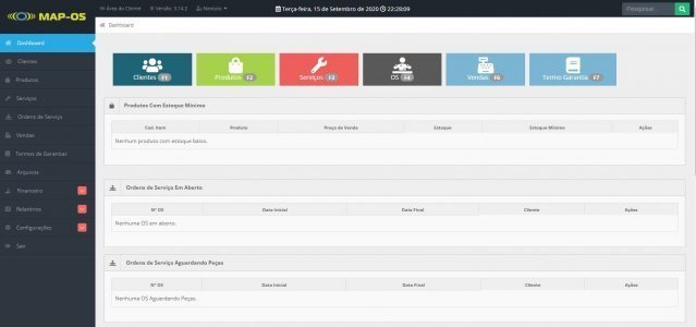 Sistema de Ordem de Serviços Simples