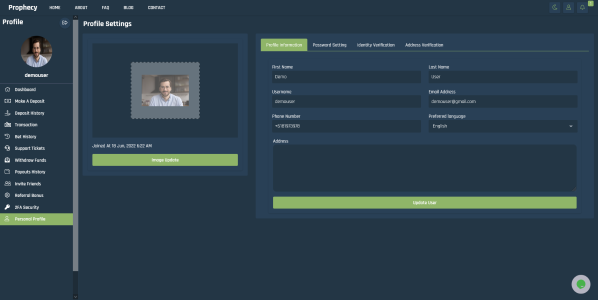 Plataforma de Apostas Online Profecia